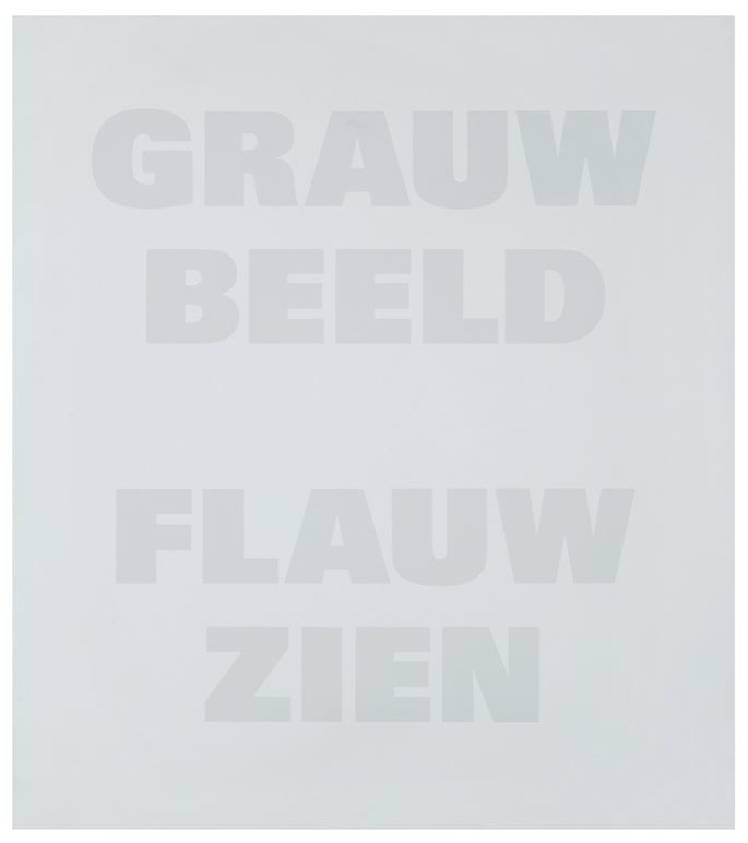 Remy Zaugg - Grauw Beeld Flauw Zien | MasterArt